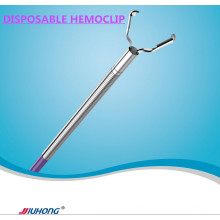 Jiuhong 11mm Öffnung Größe endoskopische Blutstillung Edelstahlclip / Hemoclip